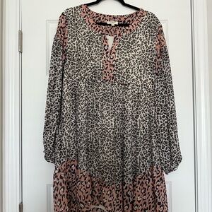 Umgee Animal Print Dress